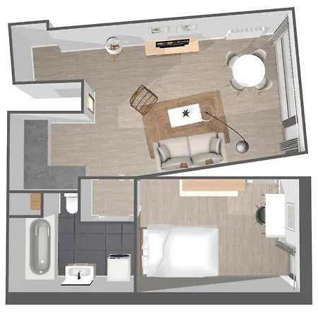Europe/flandres Stations With Balcony! アパート *