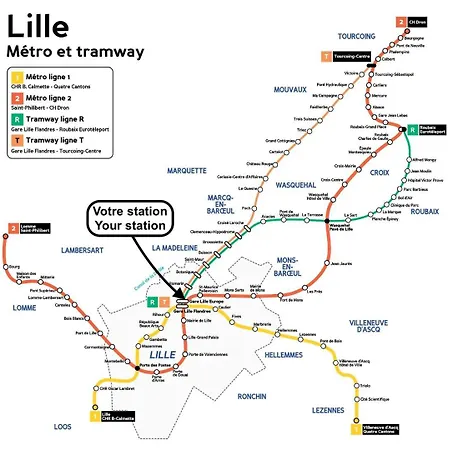 דירה Europe/flandres Stations With Balcony! *