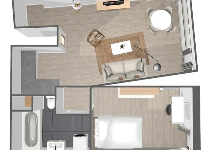 Europe/flandres Stations With Balcony! Appartement *