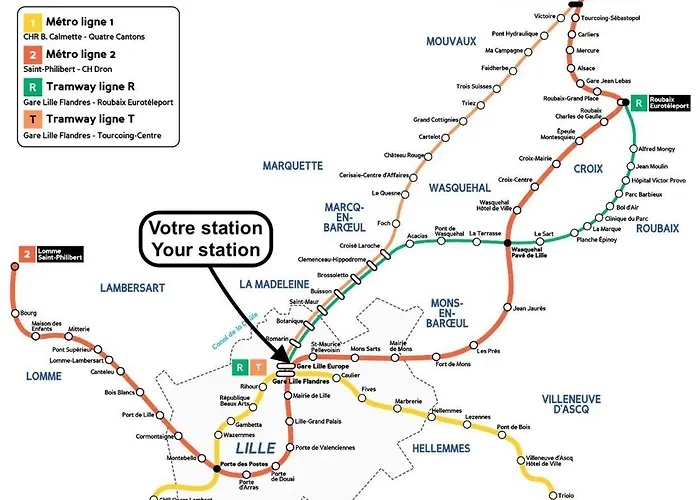 Appartement Europe/flandres Stations With Balcony! *